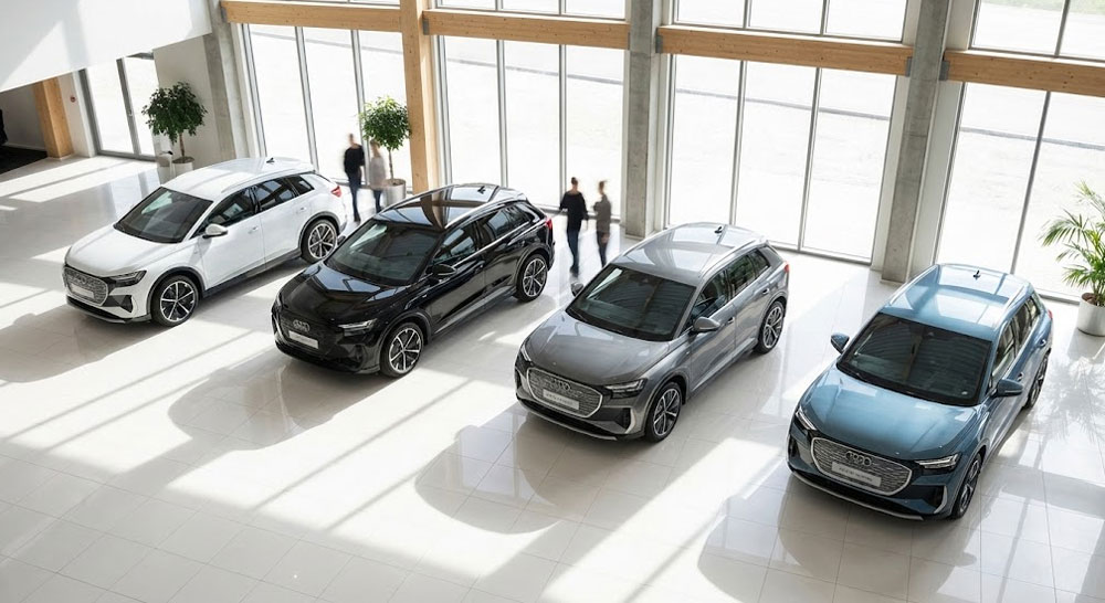 популярные цвета Q4 e-tron