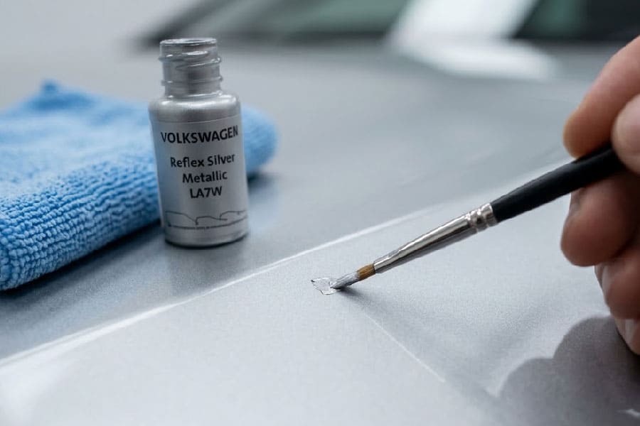 Код краски LA7W на Volkswagen